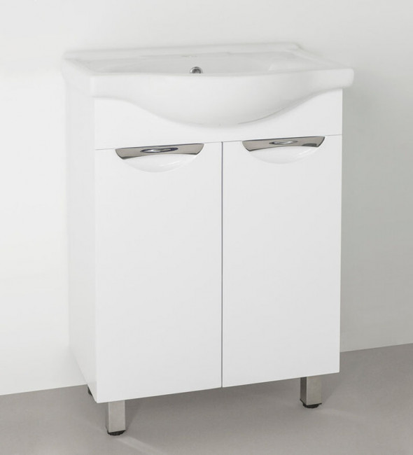 Тумба с раковиной Style Line Жасмин 60 под умывальник Селигер 61