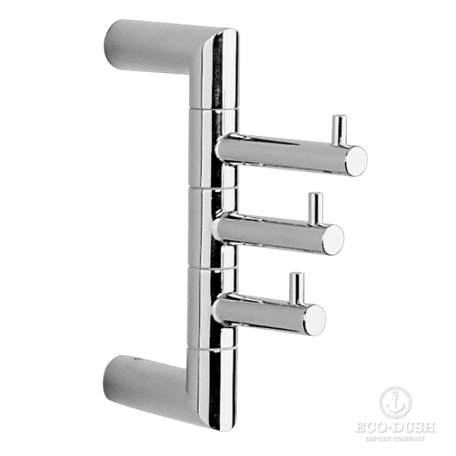 CISAL System Крючок подвесной, тройной, цвет: хром CISAL System Крючок подвесной, тройной, цвет: хром