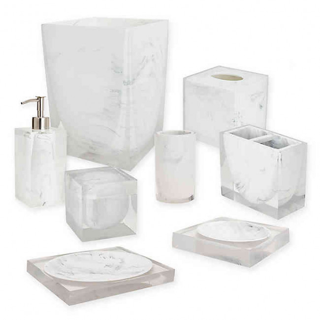 Корзина для мусора Kassatex Ducale White ADE-WB-WB