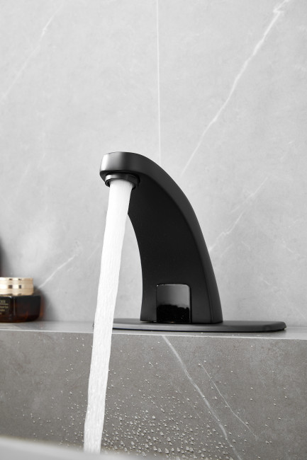 Смеситель для раковины HAIBA сенсорный черный (HB523-7)