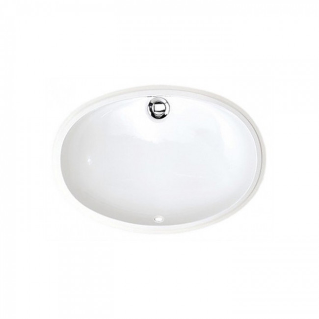 Devon&Devon WHITE 56 Раковина 57.2х43 cм, без отв., встраиваемая под столешницу, цвет: белый