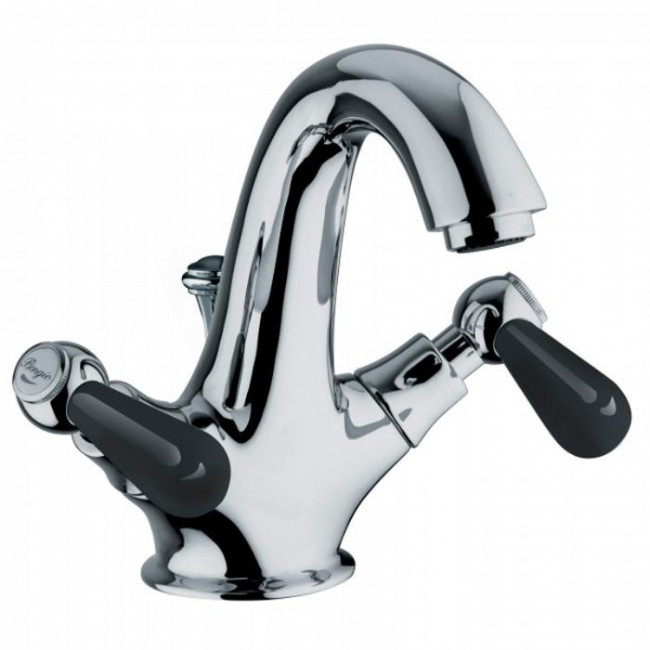Смеситель для раковины Bongio Mille Nuits, цвет: хром/черный фарфор 22521OR00