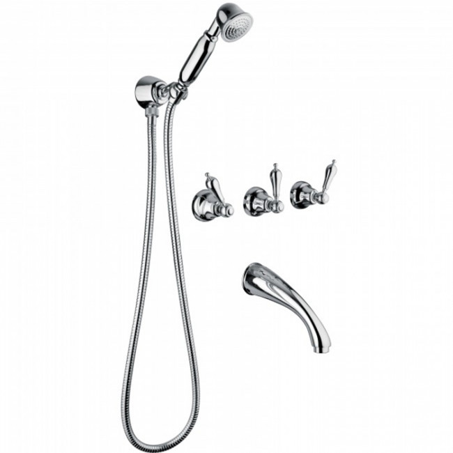 Смеситель для ванны Bongio Capri, цвет: хром 17530CR0D