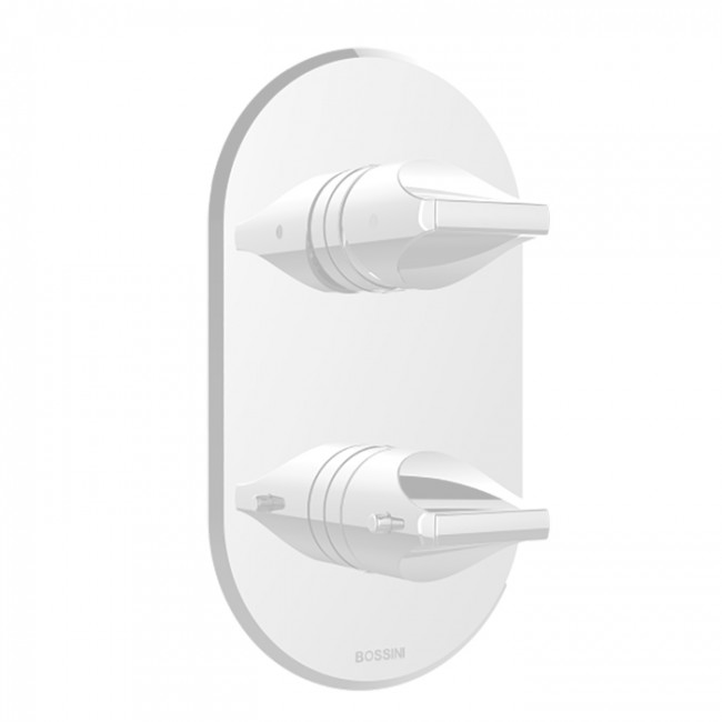 Bossini Z00500.045 Apice Смеситель для душа, встраиваемый, термостатический, с переключателем на 2-5 положений, цвет: белый матовый Bossini Z00500.045 Apice Смеситель для душа, встраиваемый, термостатический, с переключателем на 2-5 положений, цвет: белый матовый