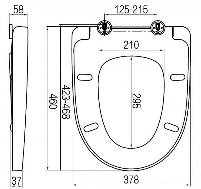 AM.PM C117852WH Awe сиденье для унитаза микролифт