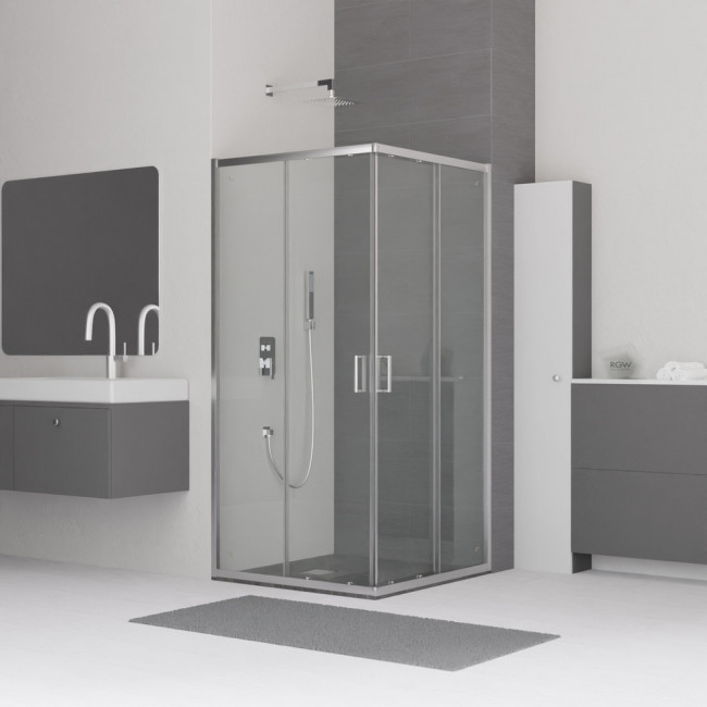 Душевой уголок RGW CL-34 800x800 мм Хром/Прозрачное