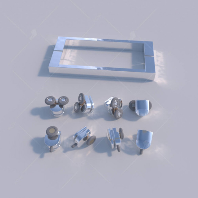 Душевой уголок RGW CL-34 800x800 мм Хром/Прозрачное