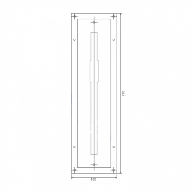 Carlo Frattini Nomos go, Cтальная пластина