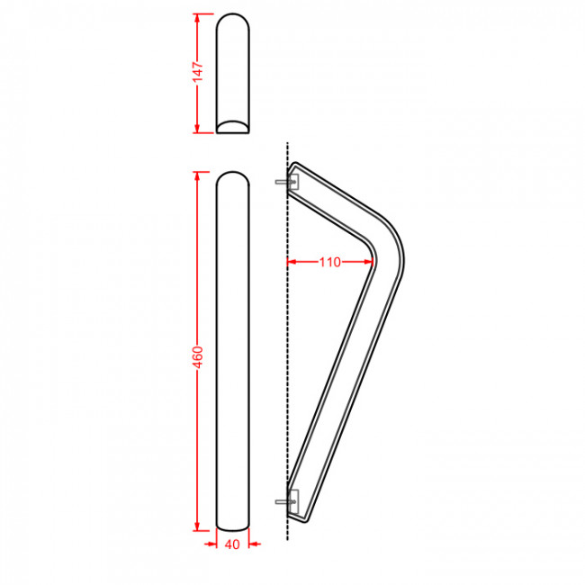 Artceram Postit Полотенцедержатель керамический 46х4см, подвесной, цвет: белый Artceram Postit Полотенцедержатель керамический 46х4см, подвесной, цвет: белый