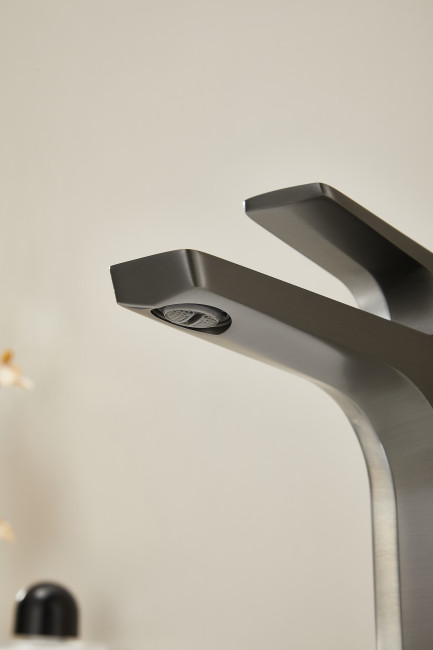 Смеситель для раковины HAIBA оружейная сталь (HB10726-3)