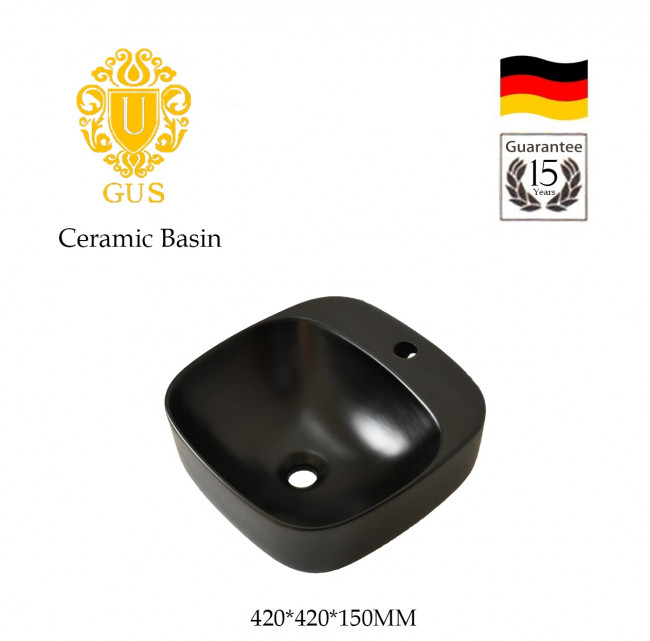 Раковина накладная Gus 200202B