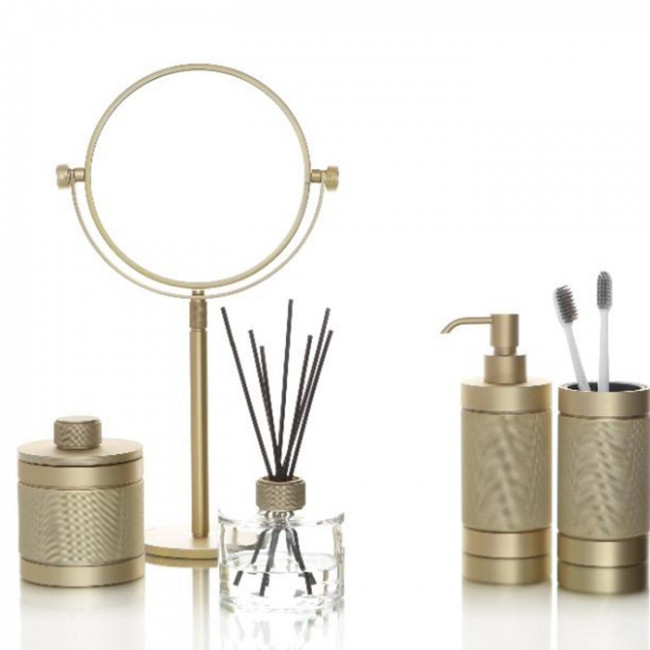 Bertocci Officina 01 Дозатор для жидкого мыла, настольный, цвет: золото Bertocci Officina 01 Дозатор для жидкого мыла, настольный, цвет: золото