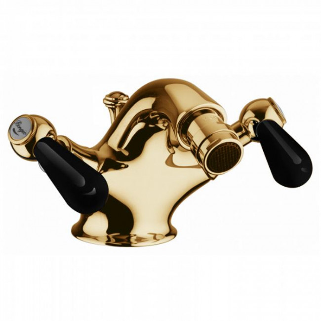 Смеситель для биде Bongio Mille Nuits, цвет: золото/черный фарфор 22522OR00