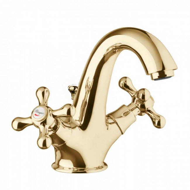 Смеситель для раковины Bongio Axel, цвет: золото 15521OR00