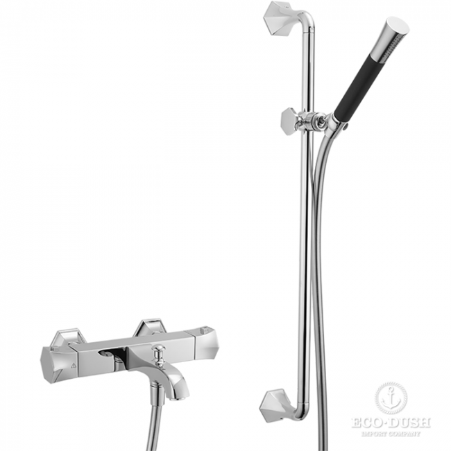 CISAL Cherie Термостатический смеситель для ванны, с душевым комплектом, цвет: хром CES2701021