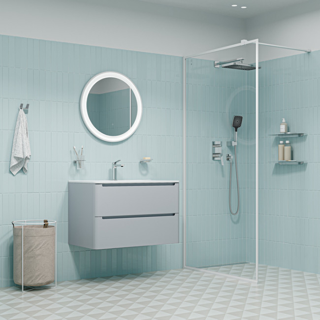 Встраиваемая система с тропическим и ручным душем, глянцевый хром, Parker, IDDIS, PARSB02i67