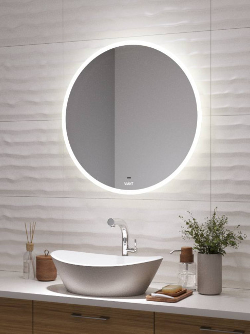 Зеркало VIANT "Мюнхен" 60х60 LED подсветка  (VMUN60-ZLED)