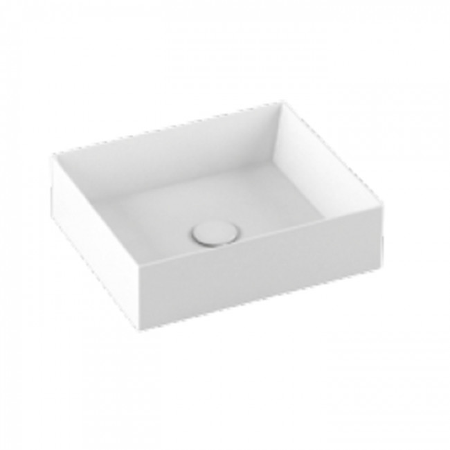 AZZURRA ELEGANCE Squared Раковина 45х38х15 см, без отв., цвет: белый AZZURRA ELEGANCE Squared Раковина 45х38х15 см, без отв., цвет: белый