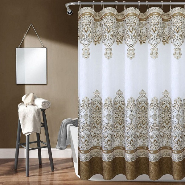 Шторка для ванной 183х213 Carnation Home Fashions Ahura Brown AHA213BRN