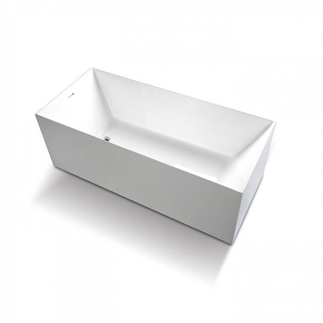 Gruppo Treesse Ilia Ванна 170x75x60 см, прямоугольная, отдельностоящая, акриловая, со щелевым переливом, цвет: белый матовый