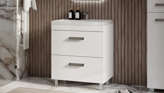 Тумба Velvex напольная Orlando 70, белый матовый (tn.ORL.CLA.70.2Y белый матовый) Тумба Velvex напольная Orlando 70, белый матовый (tn.ORL.CLA.70.2Y белый матовый)