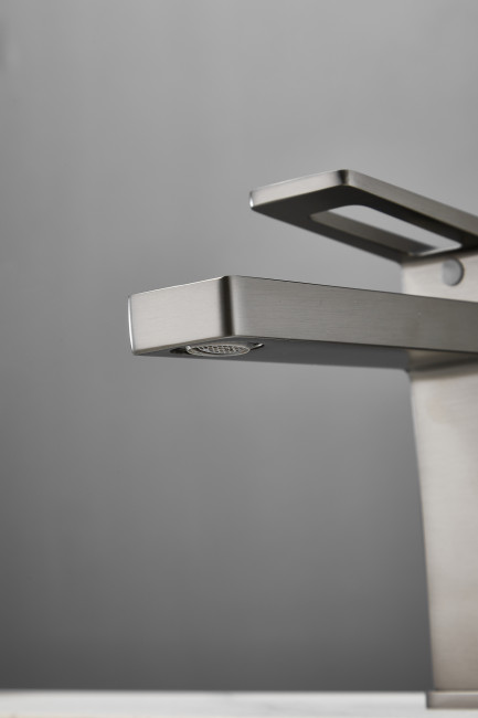 Смеситель для раковины HAIBA цвет: оружейная сталь (HB10732-3)