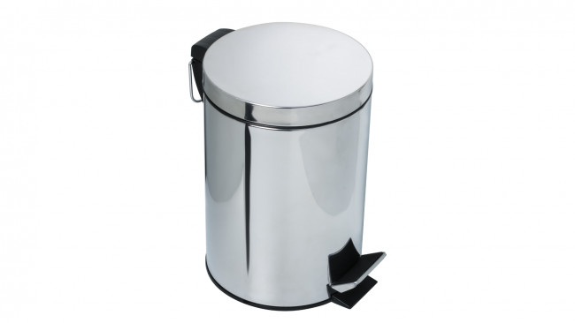 Ведро с крышкой 5 л хром (FX-34024) Ведро с крышкой 5 л хром (FX-34024)