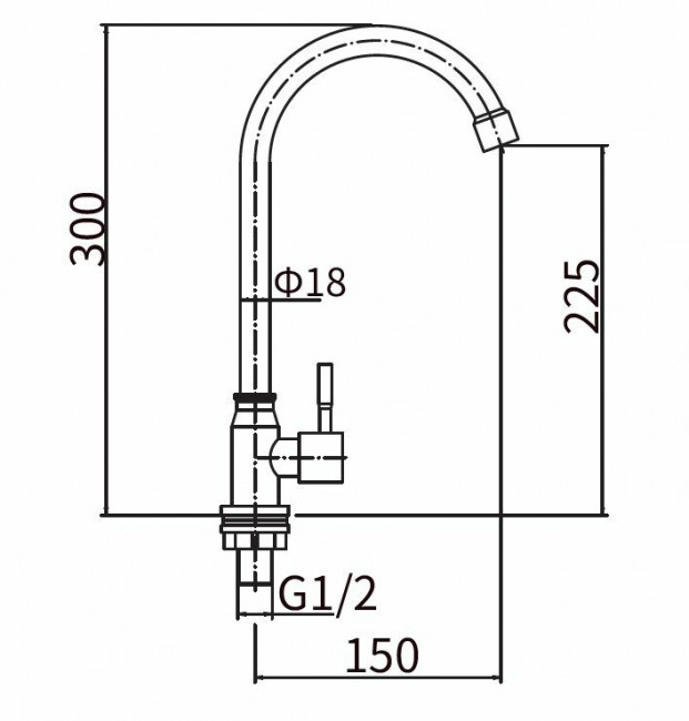 Кран для кухни под фильтр FASHUN (A54193) Кран для кухни под фильтр FASHUN (A54193)
