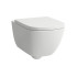 Laufen Palomba Унитаз подвесной 54х36х26.5см., безободковый смыв Rimless, покрытие LCC, цвет: белый