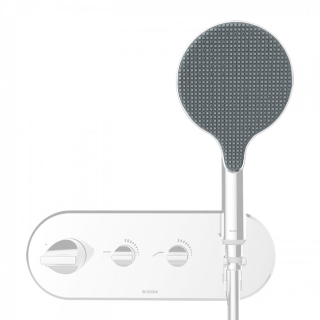 Bossini Z00521.045 Apice Смеситель для душа, встраиваемый, термостатический, 2 запорных вентиля, с ручным душем и шлангом 1500 мм, ц