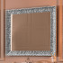 Kerasan Retro Зеркало 100x100см, цвет: серебро состаренное