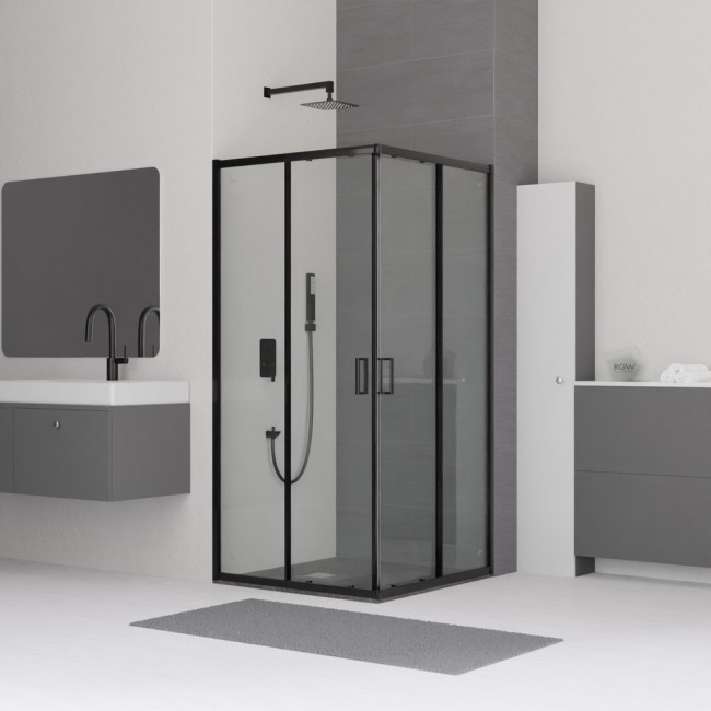 Душевой уголок RGW CL-34B 1000x1000 мм Черный/Прозрачное Душевой уголок RGW CL-34B 1000x1000 мм Черный/Прозрачное