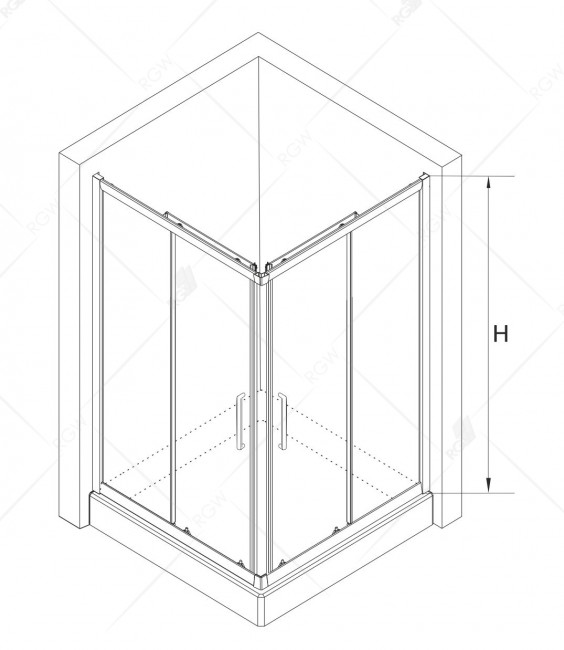 Душевой уголок RGW CL-34B 1000x1000 мм Черный/Прозрачное Душевой уголок RGW CL-34B 1000x1000 мм Черный/Прозрачное