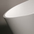 Gruppo Treesse Alma Ванна отдельностоящая 175х80х55 см, с сливом-переливом и сифоном, Solid Surface, цвет: белый матовый
