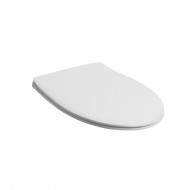 Simas Lft Spazio Сиденье для унитаза SLIM, с микролифтом, цвет: белый/хром