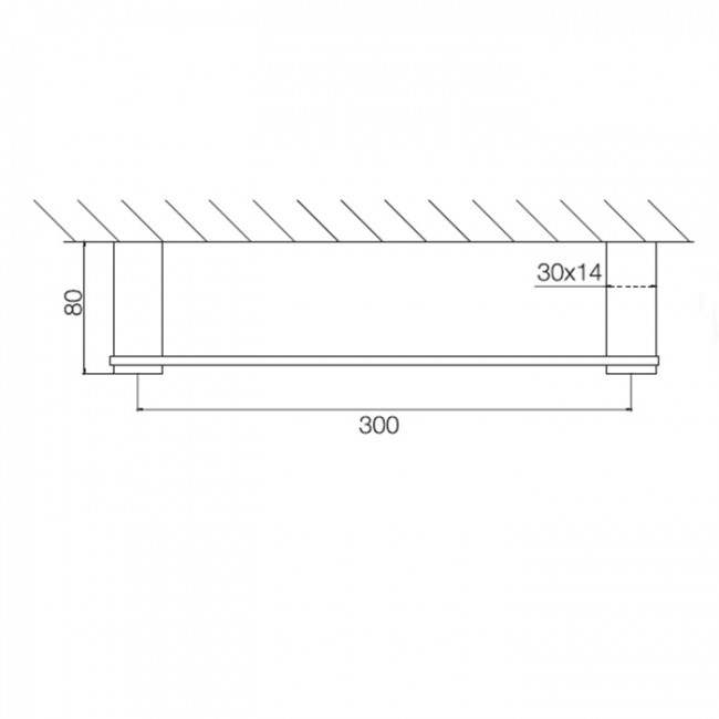 Carlo Frattini Quadra Полотенцедержатель 30см., подвесной, цвет: чёрный матовый Carlo Frattini Quadra Полотенцедержатель 30см., подвесной, цвет: чёрный матовый