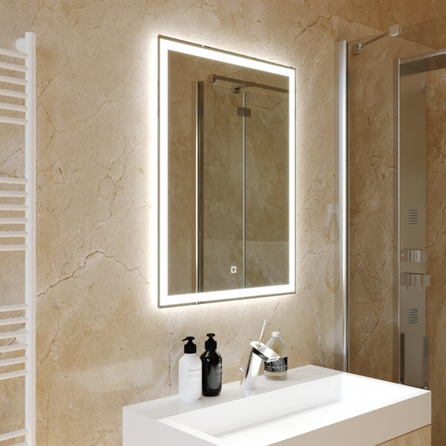 Зеркало SILVER MIRRORS 600*800 открытая подсветка, сенсорный выключатель Norma-Lite (LED-00002574)