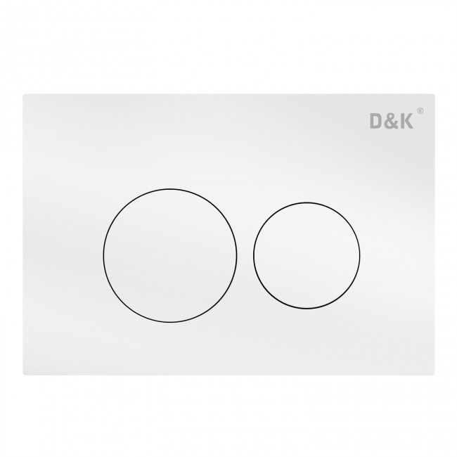 Клавиша смыва D&K Bayern DB1529016.2  (арт.инсталл DI8050127), белый