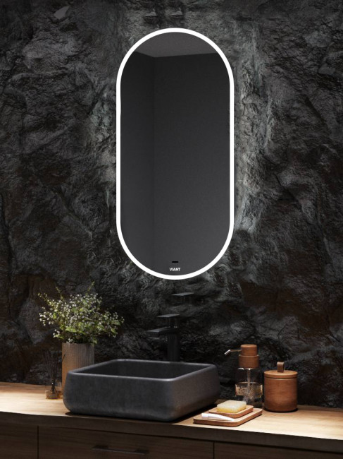 Зеркало VIANT "Марсель" 55х100 LED подсветка  (VMAR55100-ZLED)