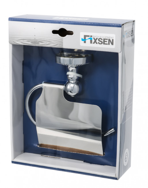 Бумагодержатель FIXSEN Style с крышкой (FX-41110) Бумагодержатель FIXSEN Style с крышкой (FX-41110)