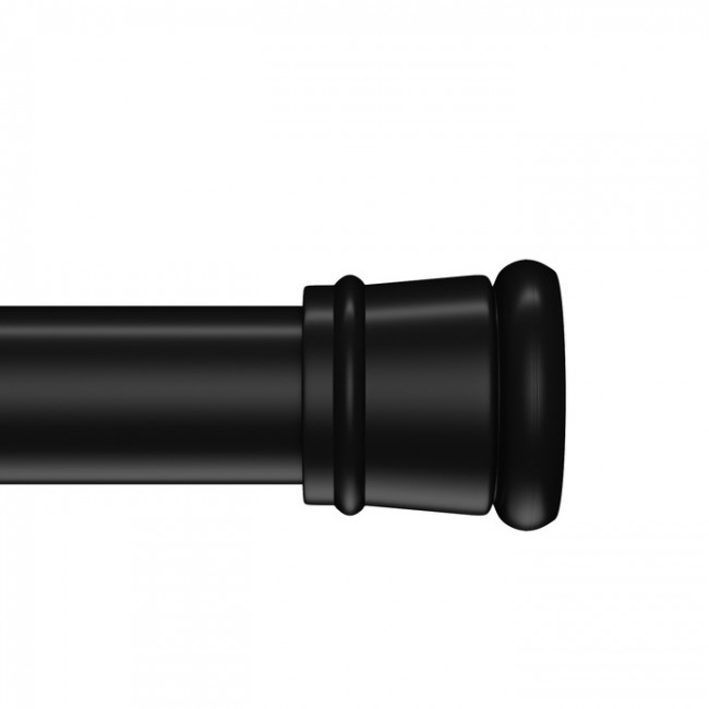 Карниз для ванной комнаты IDDIS Elegante 110-200 см, черный матовый (SRB0120i14) Карниз для ванной комнаты IDDIS Elegante 110-200 см, черный матовый (SRB0120i14)