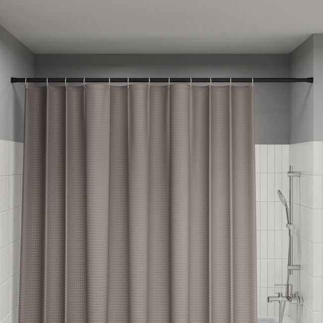 Карниз для ванной комнаты IDDIS Elegante 110-200 см, черный матовый (SRB0120i14) Карниз для ванной комнаты IDDIS Elegante 110-200 см, черный матовый (SRB0120i14)