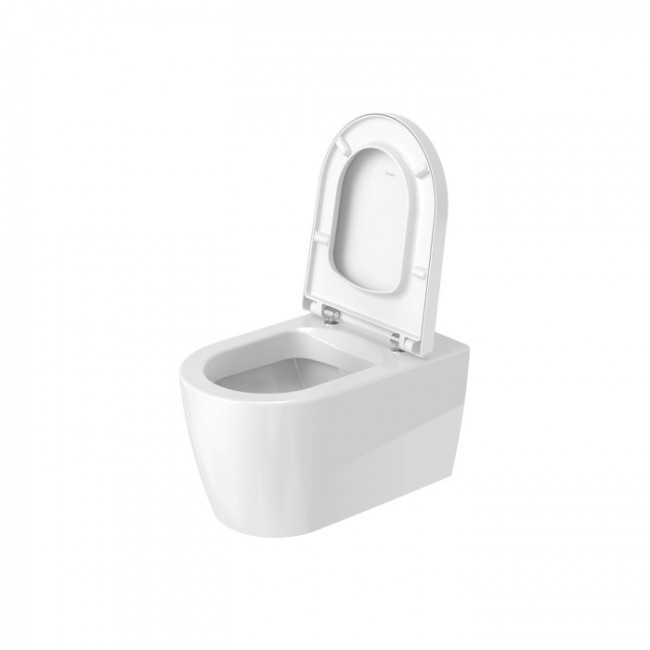 Duravit Me by Starck Сиденье для унитаза, петли: нерж. сталь, с автоматическим опусканием, с микролифтом, цвет: белый Duravit Me by Starck Сиденье для унитаза, петли: нерж. сталь, с автоматическим опусканием, с микролифтом, цвет: белый