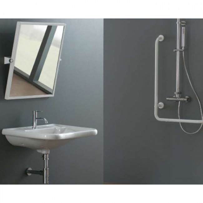 Globo Ausilia Поручень безопасности угловой , вертикальный , правый DX, цвет белый