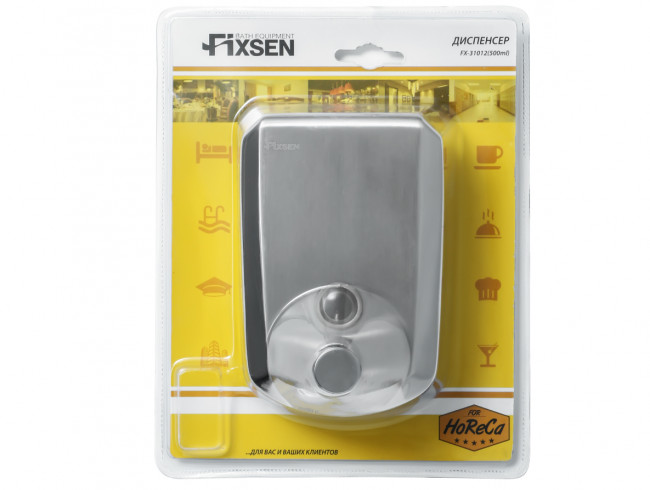 Дозатор для ж/м FIXSEN Hotel настенный 0,5 л (FX-31012) Дозатор для ж/м FIXSEN Hotel настенный 0,5 л (FX-31012)