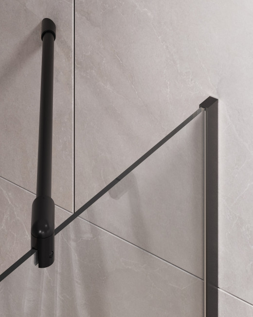 Шторка для ванны Timo TC-60/03C-8 в узком профиле 1400*600, стекло прозрачное 8 мм (T23)