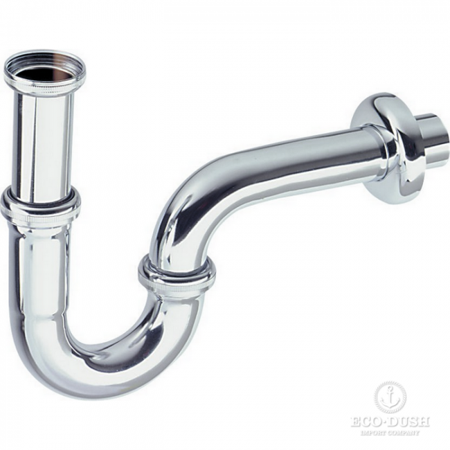 CISAL Сифон 1"1/4 для раковин, цвет: хром