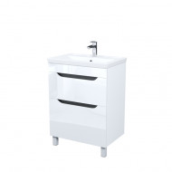 Тумба с умывальником, напольная, 60 см, белый, Ray, IDDIS, RAY60WFi95K