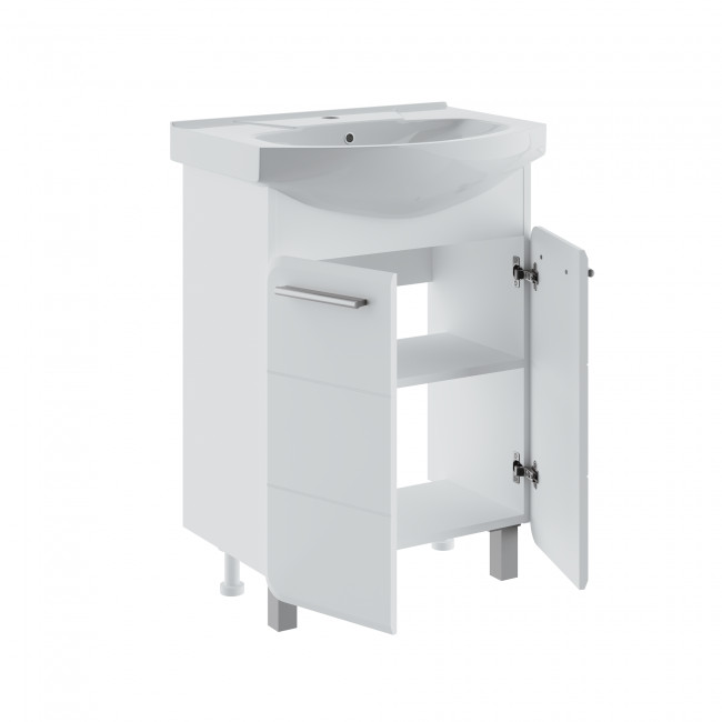 Тумба Runo Эрика 50 под умывальник Элеганс 50 (00-00004154)