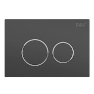 Клавиша смыва D&K Bayern графит (арт.инсталл DI8050127) (DB1529006)